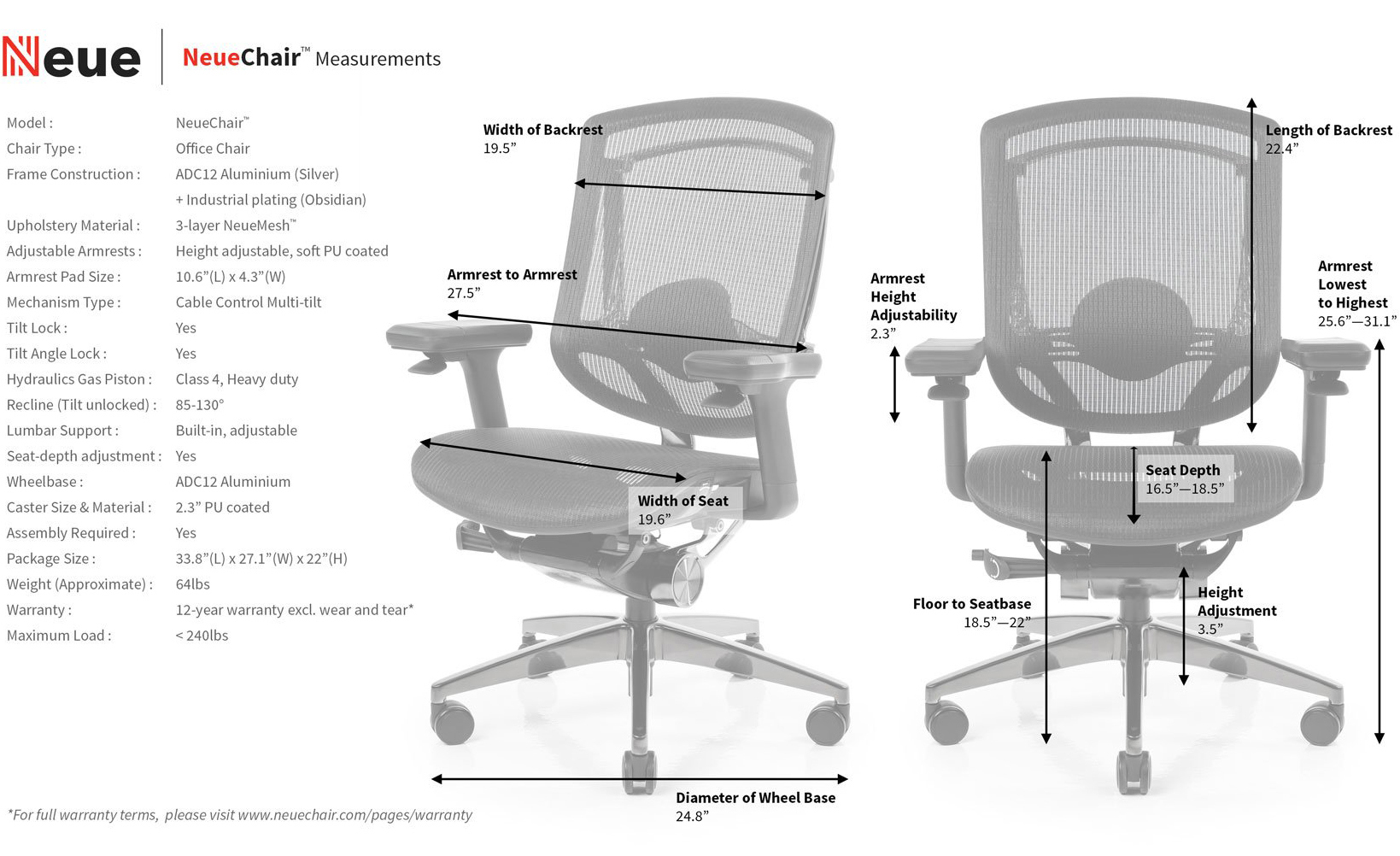 Sensoria Type Chair